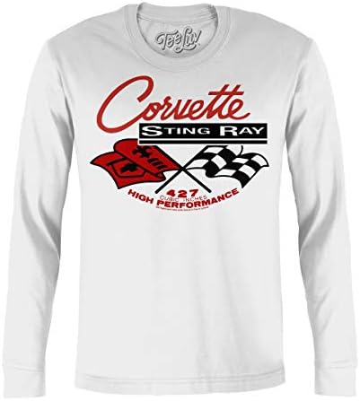TEE luv muške košulje Chevy Corvette - dugi rukav Chevrolet Corvette Stingray majica