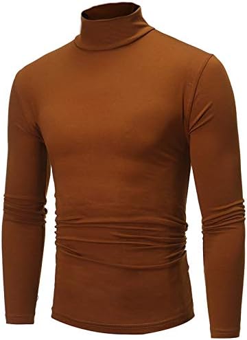 Maria Muška ležerna tanka fit lagani međuložni plemit mock tortleneck majica dugih rukava pulover na vrhu majica
