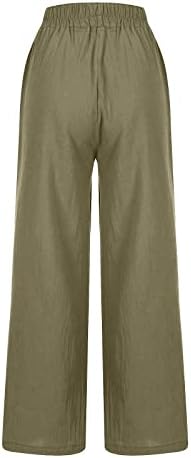 Bazinske pahulje za žene Ležerne prilike na pantalonu Palazlo hlače Palazzo džemper nagli ruffles prevelike radne pantalone