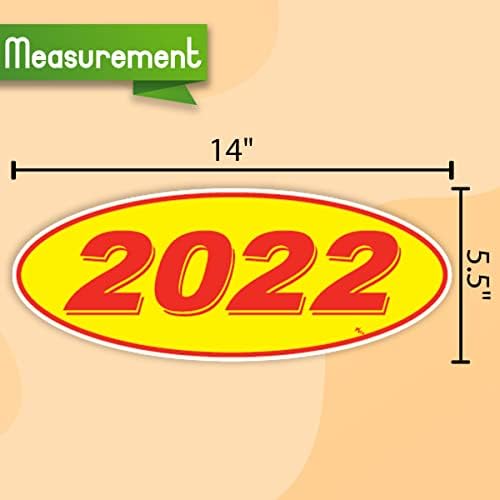 Versa Tags 2021 2022 i 2023 Ovalni model Godina prodavača naljepnica s ponosom izrađene u SAD-u ovalni model Naljepnice za vjetrobransko