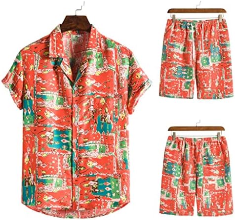 JYDQM muške havajske majice kratke hlače na plaži u obliku dvodijelnog atleisure odijelo