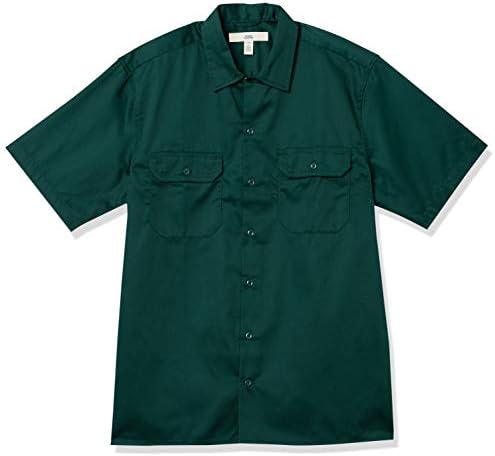 Essentials Muška Radna košulja sa kratkim rukavima i bora otporna na bore