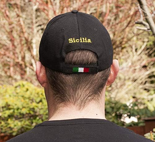 Sicilia Zastava vezena bejzbol kapa-šareni italijanski šešir - Italija kolekcija italijanskih Pride proizvoda u PSILoveItaly