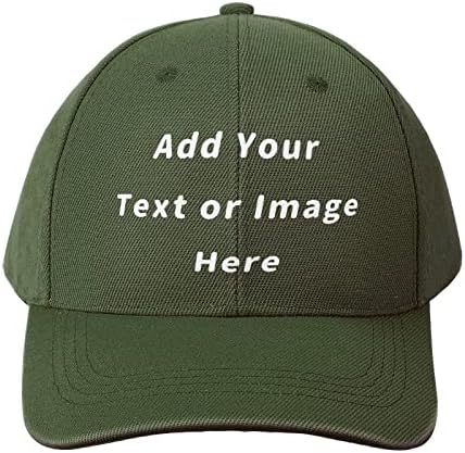 Personalizirane prilagođene bejzbol kape Unisex Muški Ženski Tata šešir dodajte svoj tekst naziv slike Broj Peak Hat za jedinstveni poklon