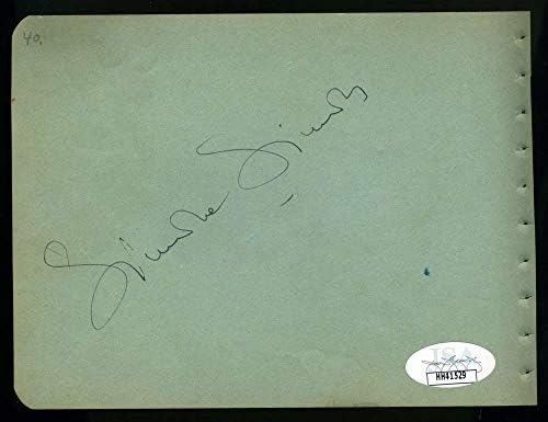 Milton Berle JSA Coa potpisan Album Page autogram