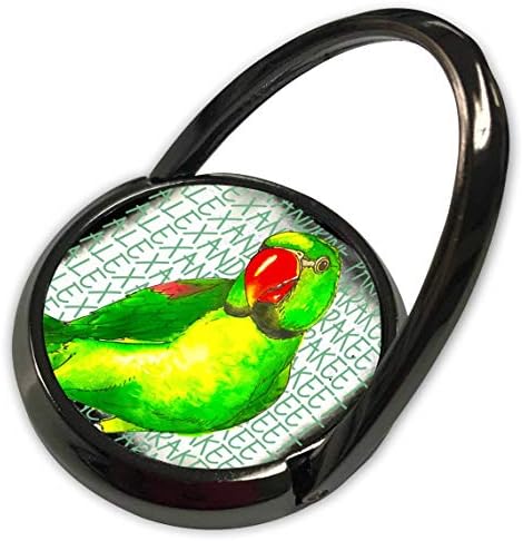 3Droza Skye Elizabeth dizajni - Aleksandrinski papagaj - telefonski prsten