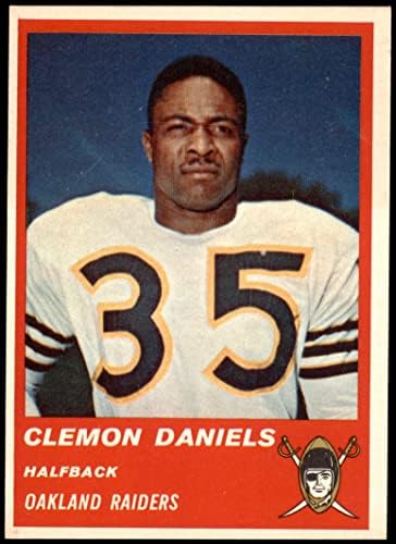 1963. Fleer 57 Clem Daniels Oakland Raiders NM Raiders prerijski pogled