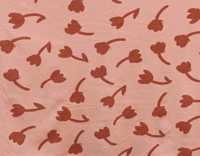 ISEE tkanina - cvjetna tkanina po dvorištu - organska frotirna tkanina - potrepštine za šivanje - proizvedeno u SAD - u-pamučna tkanina-odjeća za bebe-tkanina za šivanje-cvijeće od tkanine-Bloom