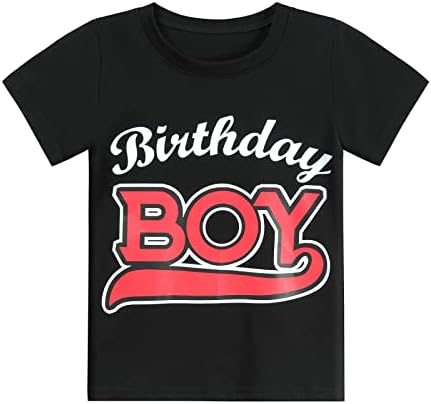 Rođendanska majica za malu djecu odjeća za dječake 2T 3rd 4th 5 godina 6th grafički Tee dečiji poklon posada vrat kratki rukavi T-Shirt