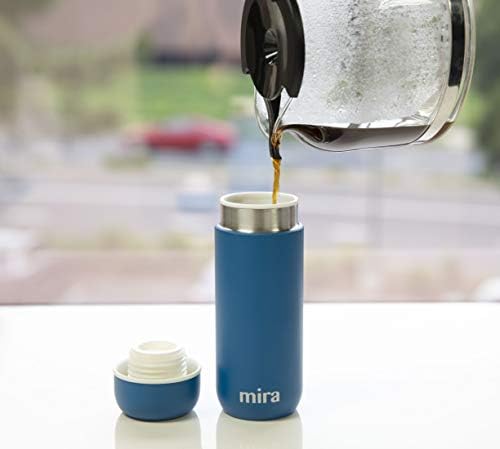 Mira 7 oz izolirana mala temaška tiska Dječja vakuumska izolirana boca za vodu | Propusnost i otporan na prosipanje | Plavi traper