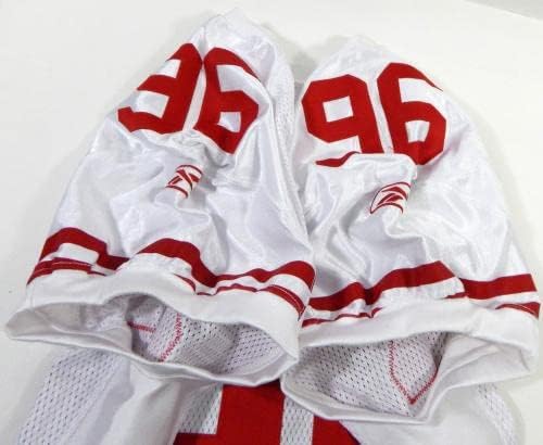 2011 San Francisco 49ers Antwan Applewhite 96 Igra izdana Bijeli dres 46 836 - Neincign NFL igra Rabljeni dresovi