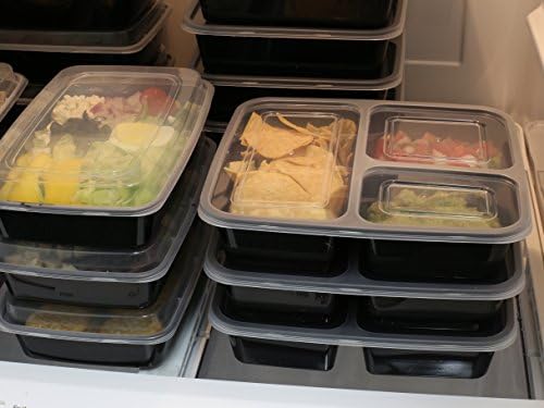 10 Pakovanja - SimpleHouseware 3 Pretinca Za Pripremu Obroka Za Hranu