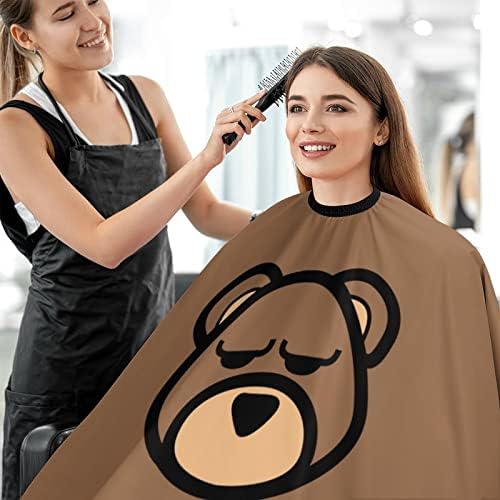 Medvjedi glava vodootporna šišalica Cape brijač za rezanje kose s podesivim zatvaračem Snap salone frizerskih boja za bojanje 56.7x67