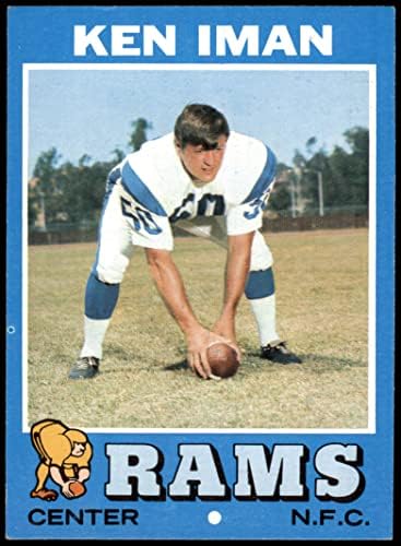 1971 Topps # 68 Ken Iman Los Angeles Rams Ex / MT + Rams Se Missouri St