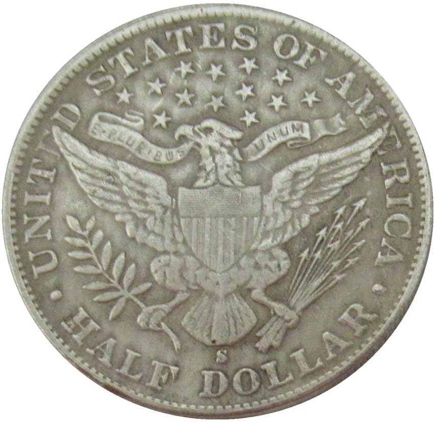 Sjedinjene Države Polu dolara Barber 1893 Srebrna replika pribora za repliku