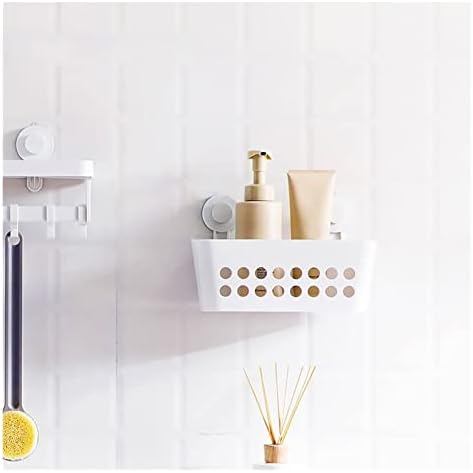 Haidinb tuš za skladištenje Kreativna kupaonica nosač usisni čaša zidni ručnik bez ručnika, kupaonica za kupaonicu, plava i bijela