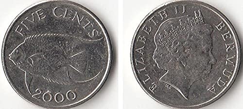 Bermudi Bermuda 10 poena Godina nasumičnih kolekcija kovanica u stranim novčićima 5 poena Godina nasumična kolekcija stranih kovanica KM108
