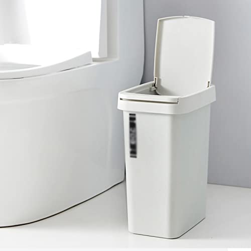 Kyusar Trash can smeće kanti za smeće s poklopcem, kompaktno smeće može otmjene kupatilo za kupaonicu ured kuhinje sa spavaonicama za otpad kante za otpad