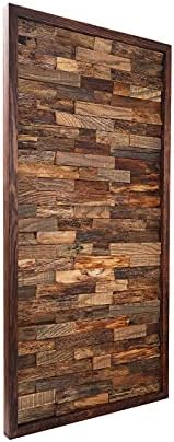 Conssan Wood zidni dekor | SAD Grown Sidrowood, Rustikalna drvena zidna umjetnost, Domaći ukrasi za dnevni boravak i spavaću sobu