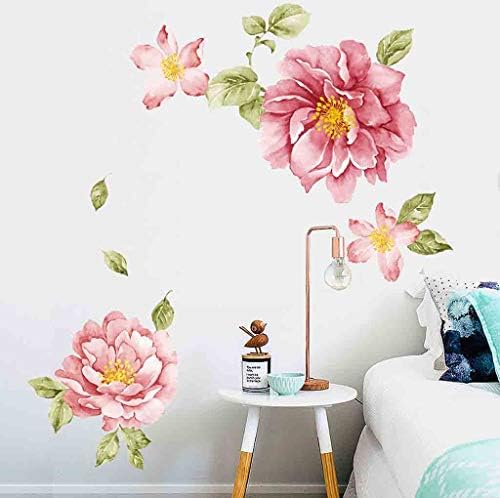 3D zidni leptiri svijetli i dekor vrtić zidni poklon ružičasta umjetnost kućna naljepnica Peony soba dječji cvijeće naljepnice kućni