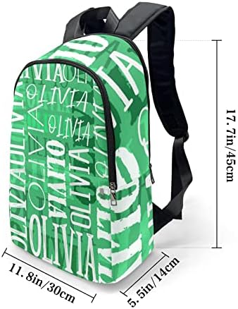 Neniftic ranac po meri sa imenom, personalizovana torba za knjige za studente prilagođeni ranac za devojčice i dečake putni ranac