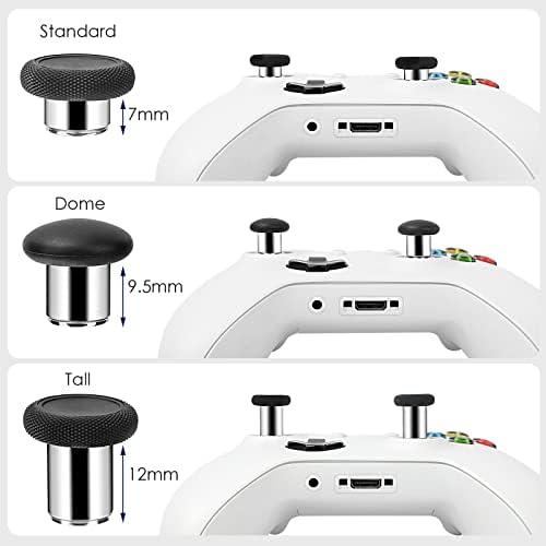 Tomsin magnetski set palca za Xbox Elite Controller Moldel 1698, 8 u 1 zamenski džojstik Zamjenski popravak mod komplet za Xbox Elite