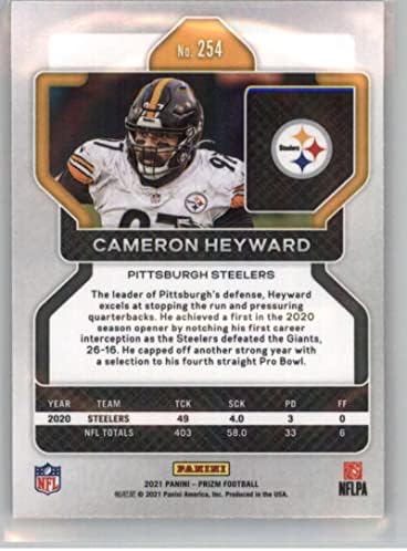 2021 Panini Prizm # 254 Cameron Heyward Pittsburgh Steelers NFL fudbalska trgovačka kartica