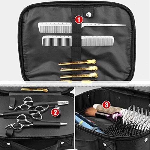 Nianxinn frizerska torba za alat Barber Profesionalna kosa Stylist Traveling Case Bag salon za frizure Stilling Clipper češalj Skladištenje