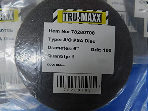 43pc Lot Tru-Maxx 6 Dia 100 grit A / O PSA diskovi za dual-akciju / orbitalne brusilice - MB10100BP2