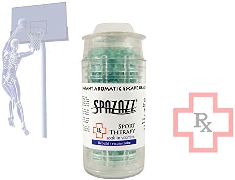 Spazazz SPZ - 376 Sportska terapija Rebuild Instant Aromatic Escape beads Jar, 1/2 oz