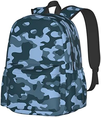 Tofcbye klasični kamuflažni ruksak za muškarce Woodland Camo torba za dječak za odrasle školske torbe veliki kapacitet i lagani ruksak