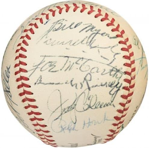 Istorijski Jackie Robinson 1962 Hof Indukciju potpisan bejzbol W / Branch Rickey PSA - autogramirani bejzbol