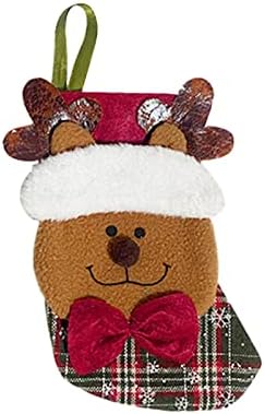 Viseće ptice Božićne čarape Santa Snowman Xmas karakter Božićne ukrase i pribor za zabavu