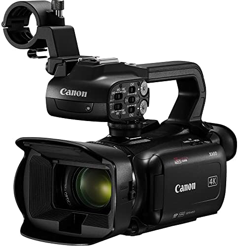 Canon XA60 Professional UHD 4K kamkorder + 64GB memorijske kartice + baterija + punjač + komplet za filter + torba + LED svjetlo +