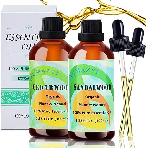Sandalovodno cedrovina Esencijalno ulje 100 ml, mango esencijalni uljni set, esencijalni ulje za difuzor za kućnu kancelarijsku spavaću