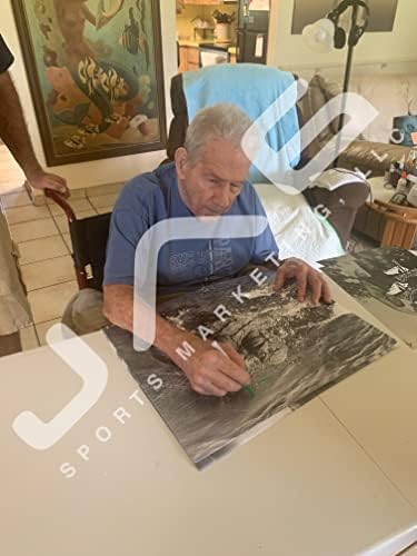 Ricou Browning Autographing potpisan 16x20 fotografija stvorenja iz crne lagune JSA