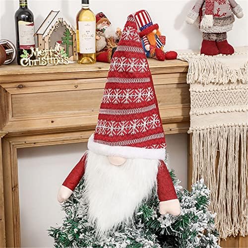 Božićni gnome ukrasi visoki božićni gnome stablo za božićno stablo TOPPER CHISTS GNOME lutka božićne božićne dekor dekor ukrasa