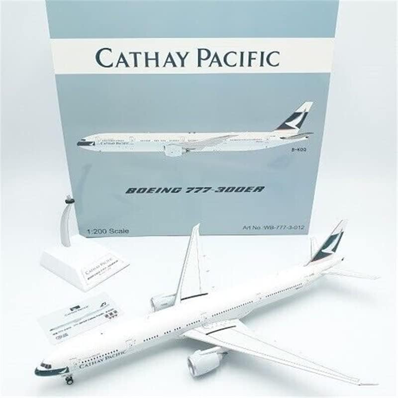 JFOX Cathay Pacific Airways za Boeing B777-367 / ER B-KQQ sa postoljem ograničeno izdanje aviona 1/200 DIECAST unaprijed izgrađen