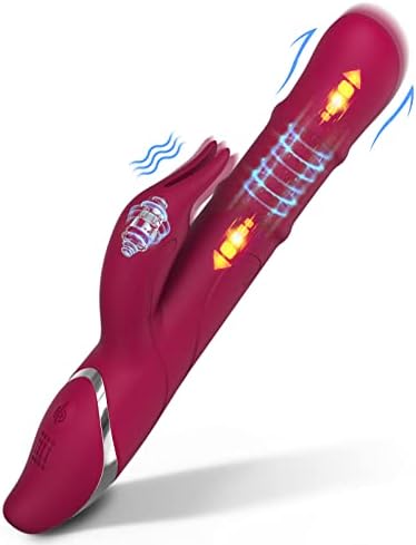 Sexpplis zec vibrator za žene, 14 načina i 7 brzina sa kotrljavim prstenom, vodootporna G-Spot ženske igračke za seks