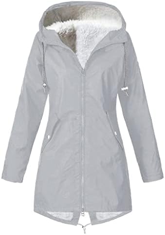 Kišna jakna za žene lagana dugih rukava vetroverska sportska odjeća za jaknu sa kapuljačom sa kapuljačom sa kaputom za crtanje