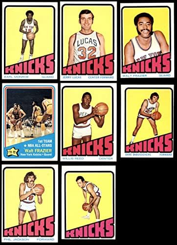 1972-73 TOPPS New York Knicks Team set New York Knicks ex Knicks