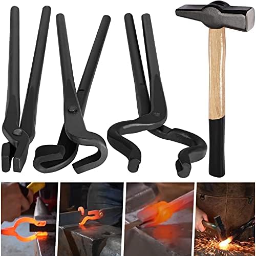 Nož Making klešta Set & Kovači ' Hammer 0000811-1000 savršen za sastavljene Bladesmith Blacksmith Forge Tong Tools Set Vise Tools