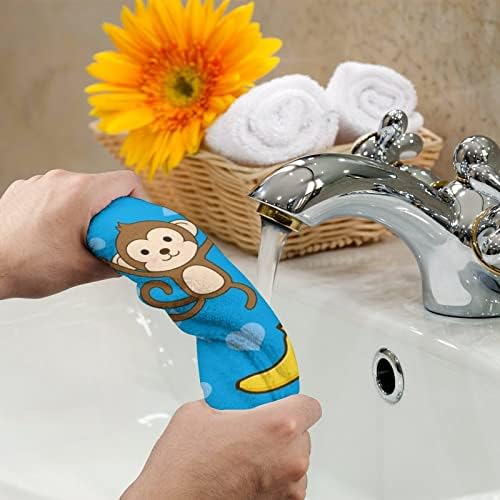 Majmuni i banane ručnici za ručni ručnici super upijajući ručnik brzo suho suho