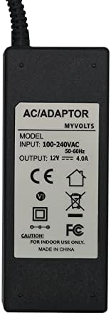 MyVolts 12V Adapter za napajanje kompatibilan sa / zamjenom za Lacie 9000196ek Vanjski tvrdi disk - US Plug