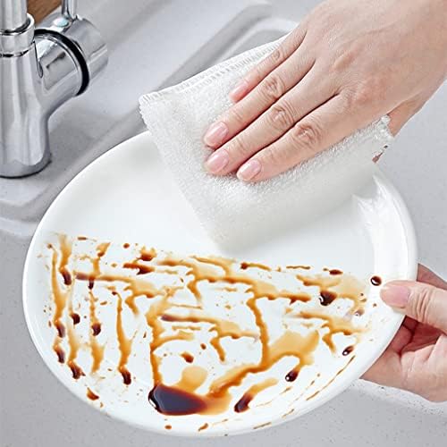 Houkai peri krpa super aborbent i ukloni krpe posuđa u ulju brzo sušenje ručnika za čišćenje bijele kuhinje