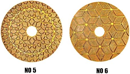 6kom / Set 4 inča Super dijamantski jastučići za poliranje 100mm bakarna metalna veza mokra podloga za poliranje za mramorni granitni