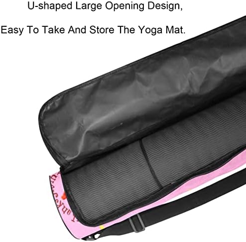RATGDN Yoga Mat torba, Turska Vježba Yoga Mat Carrier full-Zip Yoga Mat torba za nošenje sa podesivim remenom za žene i muškarce