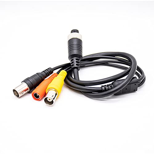 GXMRHWY 10pcs GX12 4-polni ženski konektor kabel za BNC DC adapter za automobilsko vozilo Povratak Kamera 1m