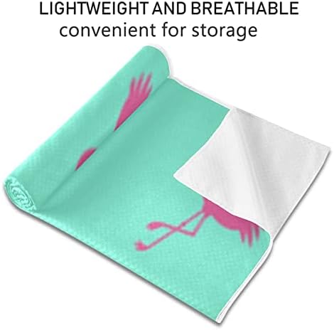 Pokrivač većarskog joga slatka-ljeto-ružičasta-flamingo joga ručnik yoga mat ručnik