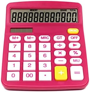 XWWDP 12-znamenkasti kalkulatorski kalkulator Veliki tasteri Financijski poslovni računovodstveni alat Rose crvena boja za poklon